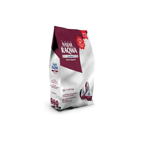 Najjar Raqwa Medium Roast 20 Single Capsules